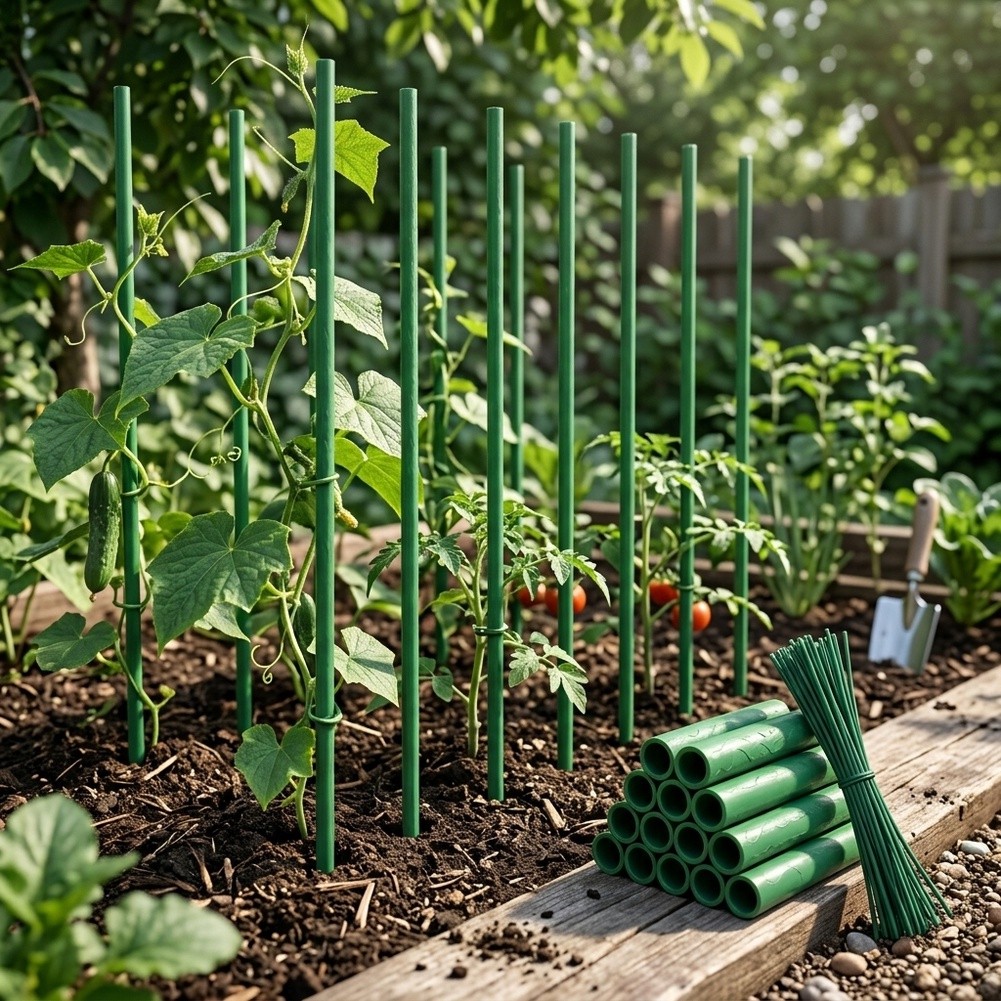 Plant Support Stake - Kit de Soporte para Plantas Trepadoras,