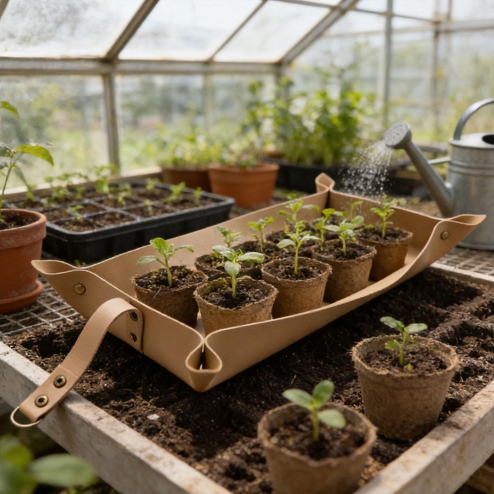 Repotting Mat - Alfombrilla para reasentar plantas, bandeja para