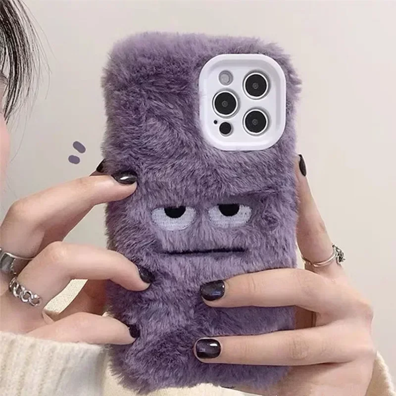 Monstera - Funda de Teléfono de Peluche con