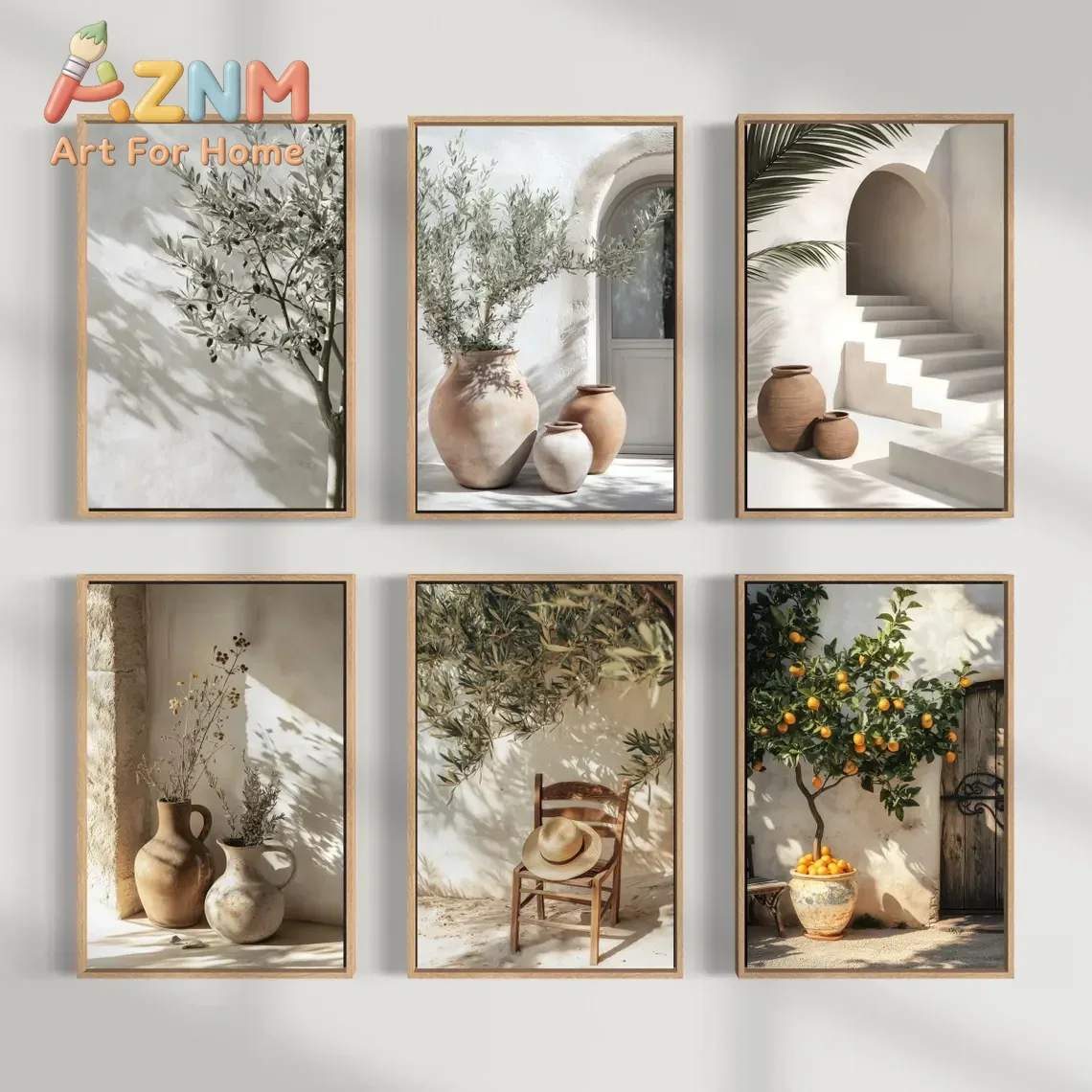 AZNM, cuadro decorativo de lie - Terracotta Pot reseña y precio