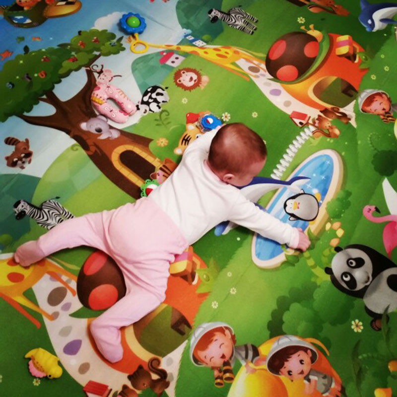 Alfombra de juegos para bebés, - Repotting Mat reseña y precio