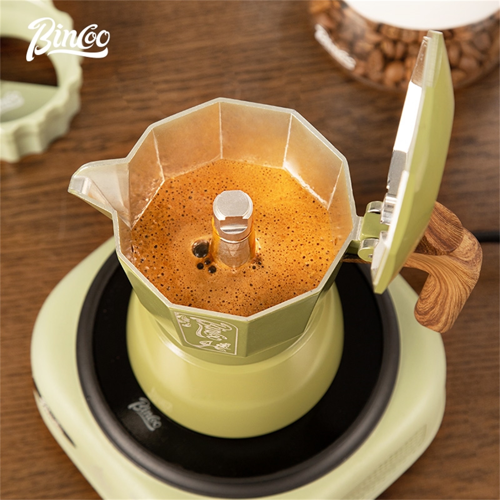 Bincoo Premium Moka Pot Set 6  - Pothos reseña y precio