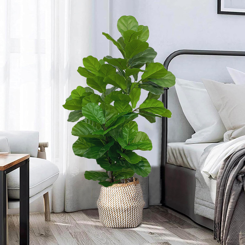Árbol de Ficus Artificial de 2 - Fiddle Leaf Fig reseña y precio