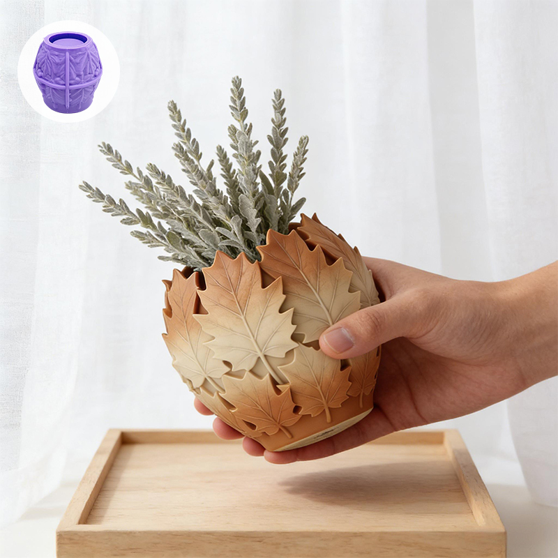 Molde de silicona con forma de - Terracotta Pot reseña y precio